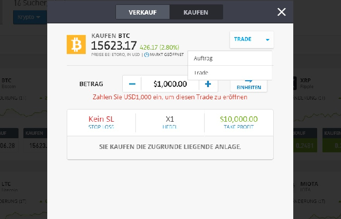 How To Buy Bitcoin On Etoro