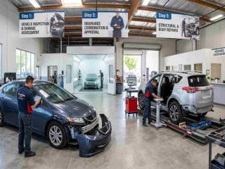 auto body shop for repairs