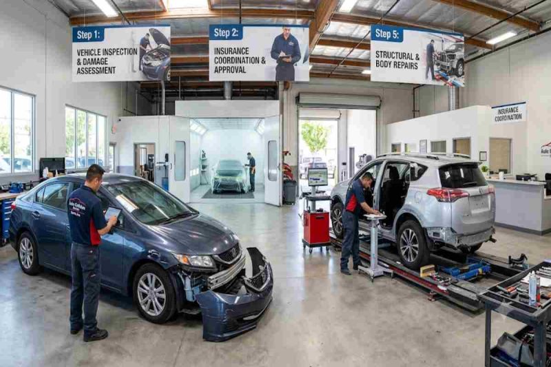 auto body shop for repairs