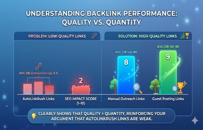 backlink quality vs impact on rankings